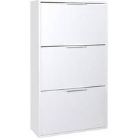 SCARPIERA 3A DOPPIA 119,4X24,8X65CM BIANCO