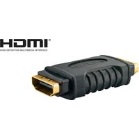 Schwaiger HDMI® Adapter HDMK01 533 Buchse-Buchse schwarz, 1x HDMI / 1x HDMI HDMI-Kabel & Stecker
