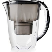 Pichet Aquaphor Amethyst 2,8 L avec indicateur de changement de cartouche + 3 cartouches Maxfor, noir