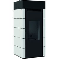 Fm Calefaccion – Poêle à granulés canalisable 17,5kW – Ventilateur tangentiel 430 m3/h – Allumage automatique – Capacité trémie 50L – Classe A+