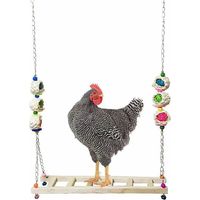 Balançoire au poulet Jouets de poulet Fournitures de volaille Ustensiles Cage de poulet Jouets Peck de poulet Jouets de perroquet Jouets de cage à oiseaux