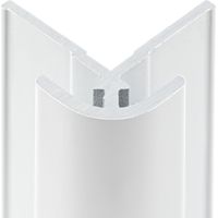 Profilé d'angle extérieur pour panneau mural de douche, DécoDesign, Schulte, Blanc, 210 cm