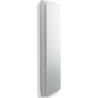 Vertikaler elektrischer Heizkörper 180 x 45 cm Mattweiß Radialight ICON ICO20011 weiß matt