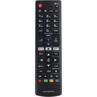 Télécommande universelle pour téléviseur LG AKB75095308 Noire