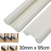 Paraspiffers For Porte 95 Cm Doppia Guarnizione Antirum Bianco