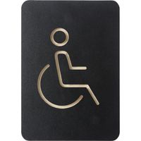 Plaque signalétique noire Europel PMR - DTM PRIMERA