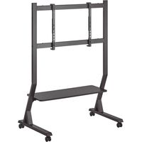 Carrello Per TV Con Ruote UNHO – Supporto Mobile Per Schermi 32-100″, VESA Fino A 800x600, 2 Ripiani