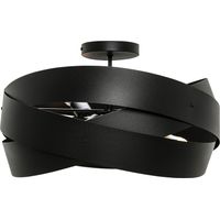 Plafoniera Zuma Line Tornado nera metallo 3xE27 50cm