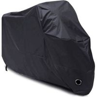 Motorrad-Schutzhülle – Wasserdicht – 190T Polyester – Größe XL – Schwarz – Universal
