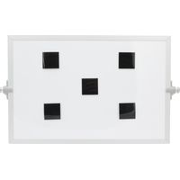 Symbole magnétique Carré 3x3 cm noir