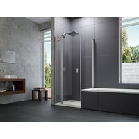 HÜPPE Design pure Paroi latérale mobile à 4 angles pour porte