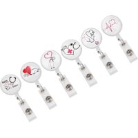Porte-badge rétractable portable pour infirmière - Accessoire