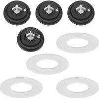 Membranes pour Robinet Flotteur SIAMP - 4 Pièces avec Rondelles de Soupape pour Toilettes