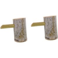Lot de 2 fontaines japonaises pour jardin, bassin extérieur, étang ou fontaine d'intérieur