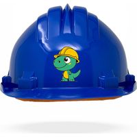 TAMS® Kinderhelm - Drehverschluss Blau Dinosaurier