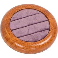 Schmucktablett, Ringablage, Tischtablett, Ohrring-Präsentationstablett für Damen, Ringpräsentation für Fotografie, Live-Übertragung, Shop-round purple
