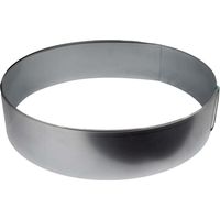 8m Rasenkanten, Pflanzring, Beeteinfassung aus Metall, Silber, Umrandung Gartenbeet, Blumenbeet oder Kiesbeet - Höhe 15cm