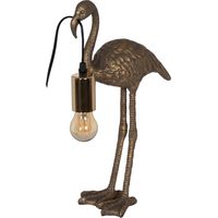 Lampe flamant doré 39 cm