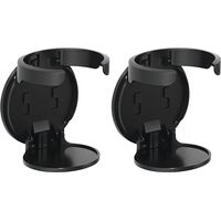 Portavasos plegable, 2 unidades para montaje en pared, sin necesidad de taladrar, para bebidas y cafés con un diámetro máximo de 8,1 cm.
