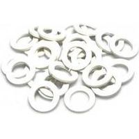 100 x GUARNIZIONE PER SANITARI "PLATINUM" BIANCA MM2 Misura: 1"