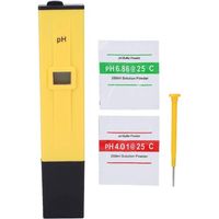 pH-Meter-Testgerät, tragbarer digitaler pH-Stifttester mit Messbereich 0–14, Wasserqualitätstest für Schwimmbäder und Hydrokultur