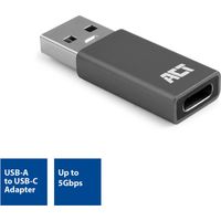 Adaptador USB-A macho a USB-C hembra