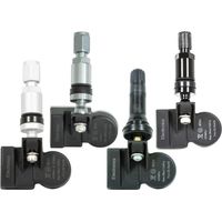 Electronicx 4 Stück Reifendrucksensoren Radsensor Luftdrucksensoren RDKS TPMS für Hyundai i20 01.2013 - 12.2016 (PB) Alu Schwarz