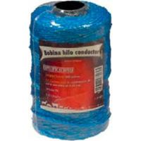 Llampec-Zaun, blaues Gewinde, 6 Edelstahlleiter, 200 m, Bob000206
