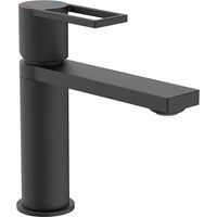 Rubinetto lavabo nero opaco - Rubinetto monocomando - Maniglia centrale - MIT/MAN/N