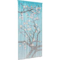 vidaXL Insect Door Curtain Multicolor 200 x 100 cm Bamboo