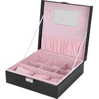 Boîte à Bijoux pour Boucles d'Oreilles, Bracelets et Montres - Idée Cadeau Mariage