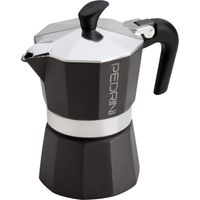 Pedrini 9113 Manuelle Kaffeemaschine Mokka-Kanne Anthrazit