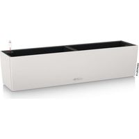 Jardinera de balcón LECHUZA Balconera Color 80 rectangular autorriego 12 L gris claro