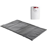 PENTATECH Tapis de contact avec alarme sans fil TMF01 noir 95 dB 33621 C062252