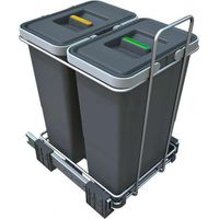 Elletipi Ecofil - Eingebauter Abfallbehälter, geteilt, 16 l PF01 34C2
