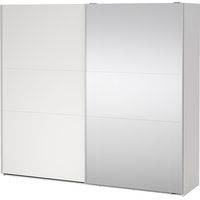 Como Schiebetürenschrank 2 Türen 245x220cm weiß.