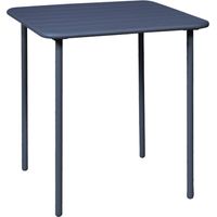 sweeek - Gartentisch aus Stahl 2 Plätze