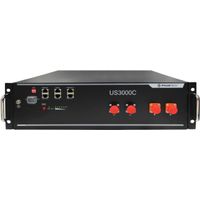 Batterie solaire LiFePO4 3.5kWh US3000C 48V 74Ah – Design modulaire pour montage rack 19" – Pics de puissance jusqu'à 5kW – Pylon Tech