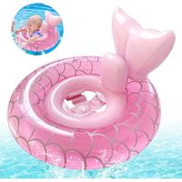 Baby swimming ring, mermaid seat, baby swimming ring for children (suitable for children 0-5 years old)