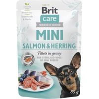 BRIT CARE Mini Salmone e Aringa Sterilizzati (bustina) 85 g
