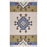 Tapis de sol en Tissé plat 100% laine BOUEKRI