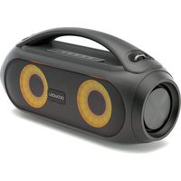 Enceinte Bluetooth TWS Portable avec Sangle - sans Fil, avec LED Lumières Pulsées- Super Bass - IPX5 - AUX - Port USB - Radio FM