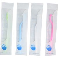 4 brossettes orthodontiques professionnelles à tête souple, nettoyage interdentaire et détartrage pour soins bucco-dentaires
