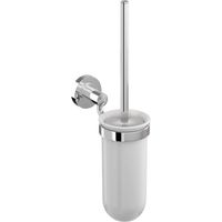 Hoxton Toilet Brush Holder Chrome Finish Wall Mounted Britton Bathrooms