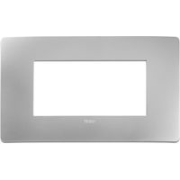 Placca Vimar Plana Up 4M argento 14654U.32