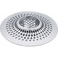 Filtre à cheveux pour baignoire et douche en acier inoxydable