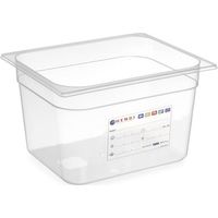 Conteneur en polypropylène GN 1/2 hauteur 100 mm - Hendi 880173