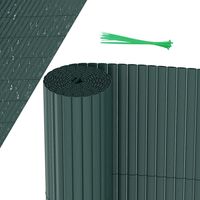 TolleTour Cañizo de PVC para jardín, balcón y terraza – Paravientos y privacidad, estable y fácil de cortar Verde 180 x 800cm