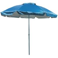 Sombrilla Acero 6 Varillas D160 cm Nylon Color Azul Claro Marbueno