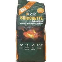 BRICCHETTE DI CARBONE VEGETALE Misura: 5 kg